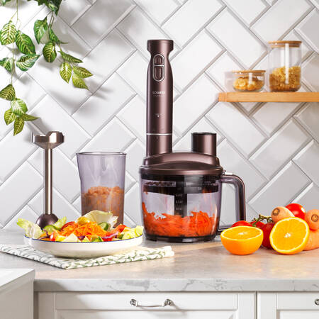 Schafer Chef Blend Mega Blender Set-Kahverengi - Thumbnail