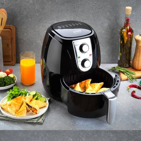 Schafer Thermochef Smart Airfryer/Sıcak Hava Fritözü-Siyah - Thumbnail