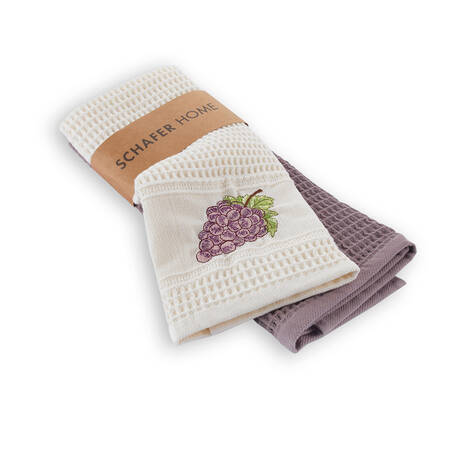 Schafer Home Grape 2 li Kurulama Bezi 45x65-Mor - Thumbnail