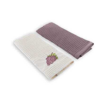 Schafer Home Grape 2 li Kurulama Bezi 45x65-Mor - Thumbnail